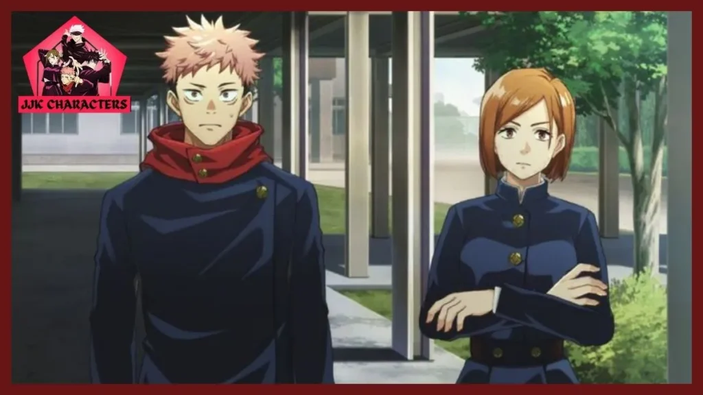 Yuji Itadori — In‑Universe Biography (Jujutsu Kaisen) 3 Nobara-Kugisaki-with-Yuji-Itadori